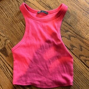 Zara pink Crop top